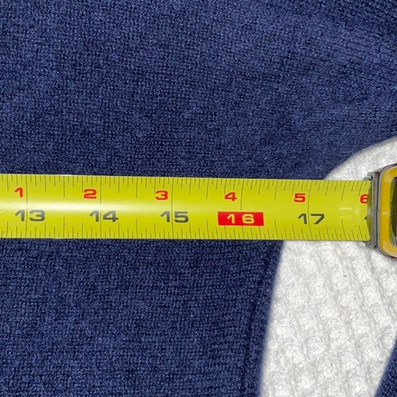 Halogen, Cashmere Blend, Navy Tunic Sweater. Like new condition. S - Picture 8 of 10